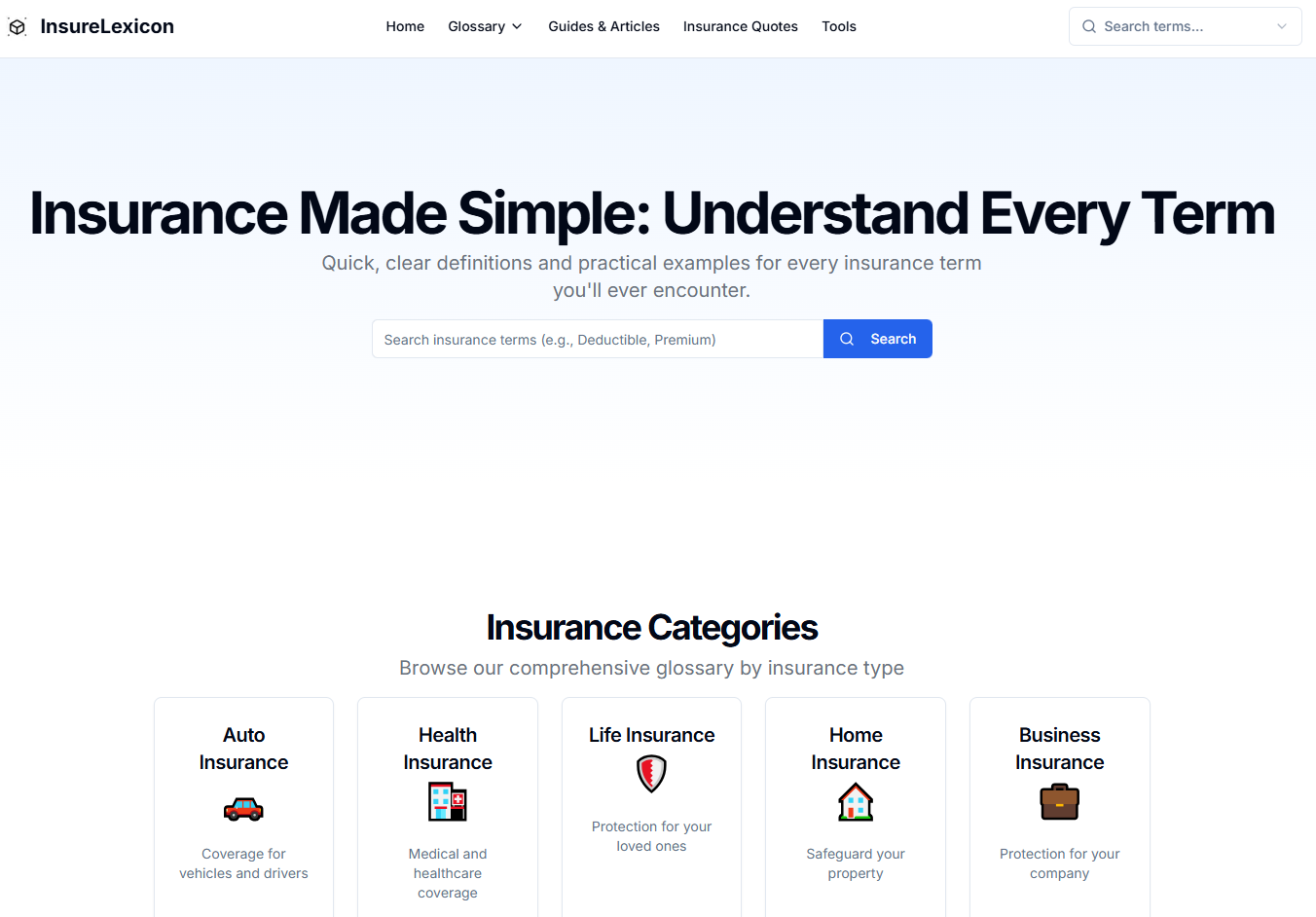 InsureLexicon